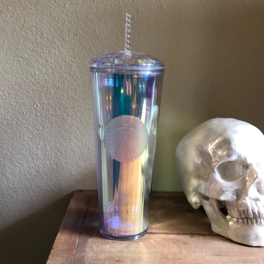 Iridescent Dome Lid Starbucks